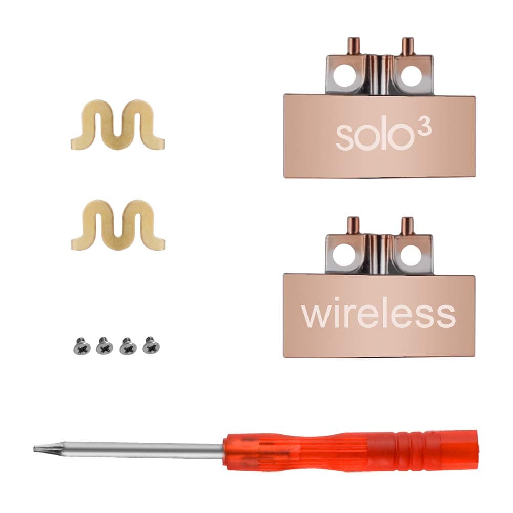 Solo 3 Hinge A1796 Replacement Parts Accessories Repair Kit Compatible with Beats by Dre Solo 3.0 Wireless A1796 Headphones (Rose Gold)