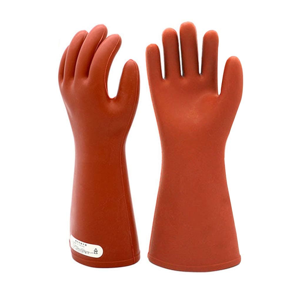 Electrical Insulated Rubber Gloves Electrician 12KV High Voltage Safety Protective Work Gloves Insulating for Lineman Man Woman