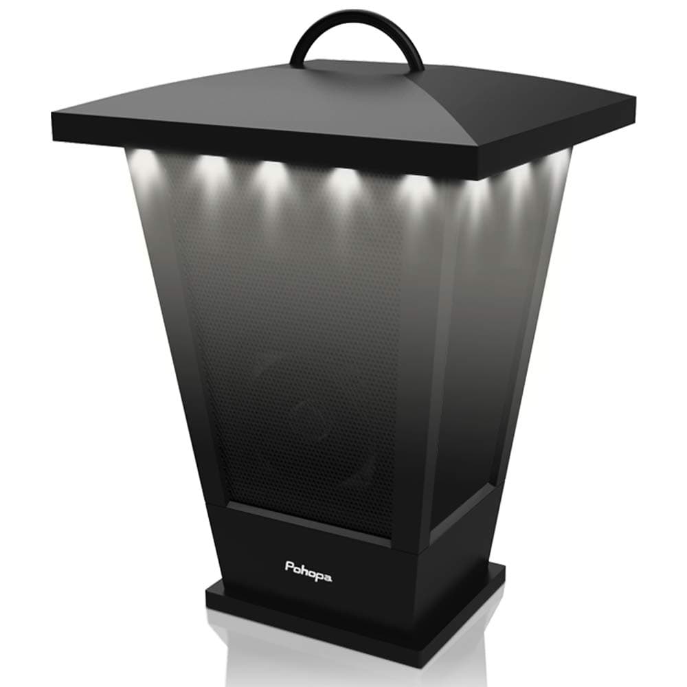 pohopa Wireless Waterproof Bluetooth Speaker with LED Strip Lights