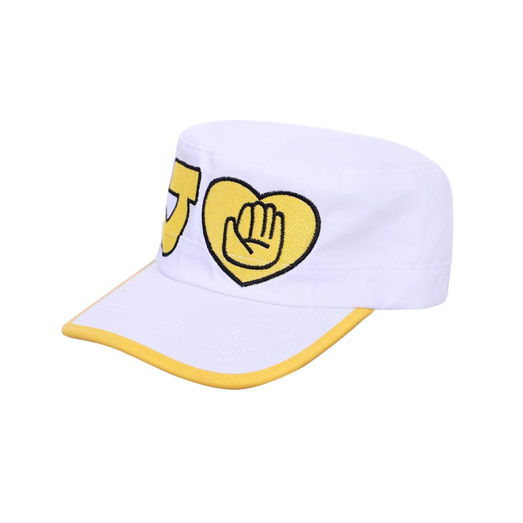 Diamond is Unbreakable Kujo Jotaro Cosplay White hat Peaked Cap