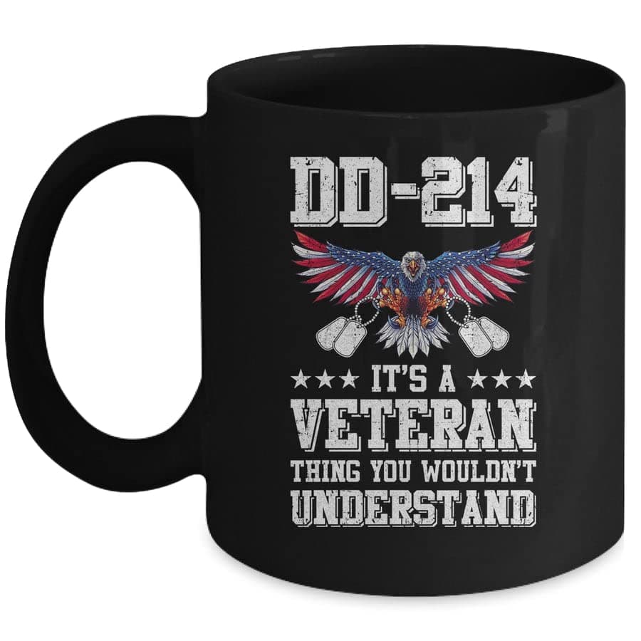 SNV DD-214 It's A Veteran Thing You Wouldn't Understand Printed Ceramic Tea/Coffee Mug (325ml) 15480