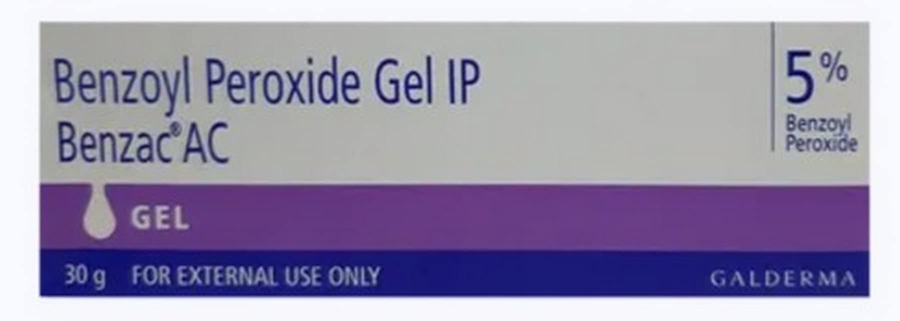 BENZAC AC 5% - Tube of 30 gm Gel