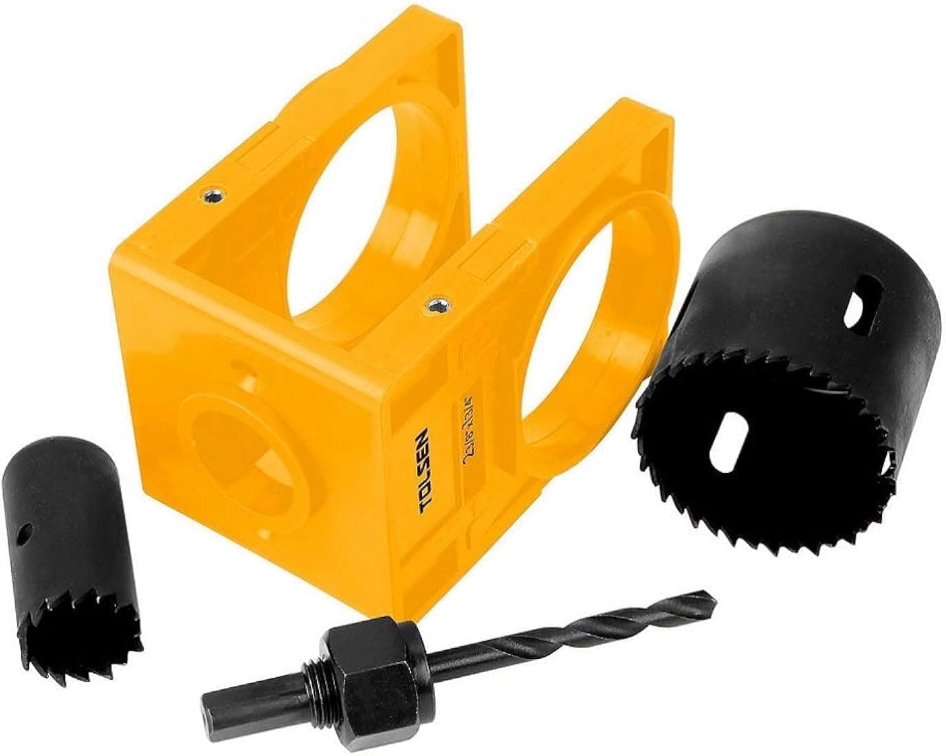 Door Lock Installation Kit - Adjustable Wooden Fitting Tool Set for Installing Deadbolts and Locksets