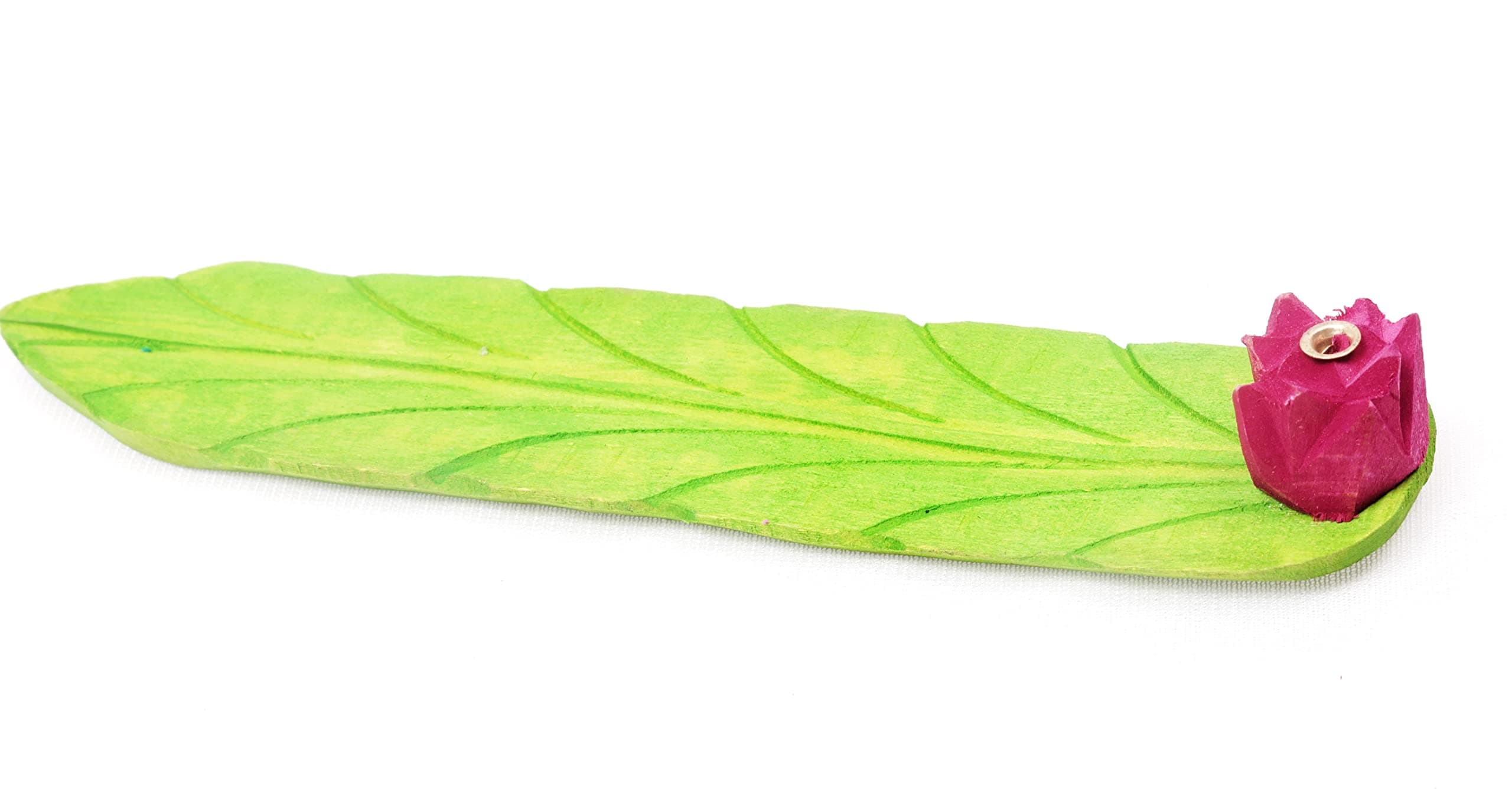 4U2NV - Banana Leaf Incense Stick Holder (Multicolor, 2)