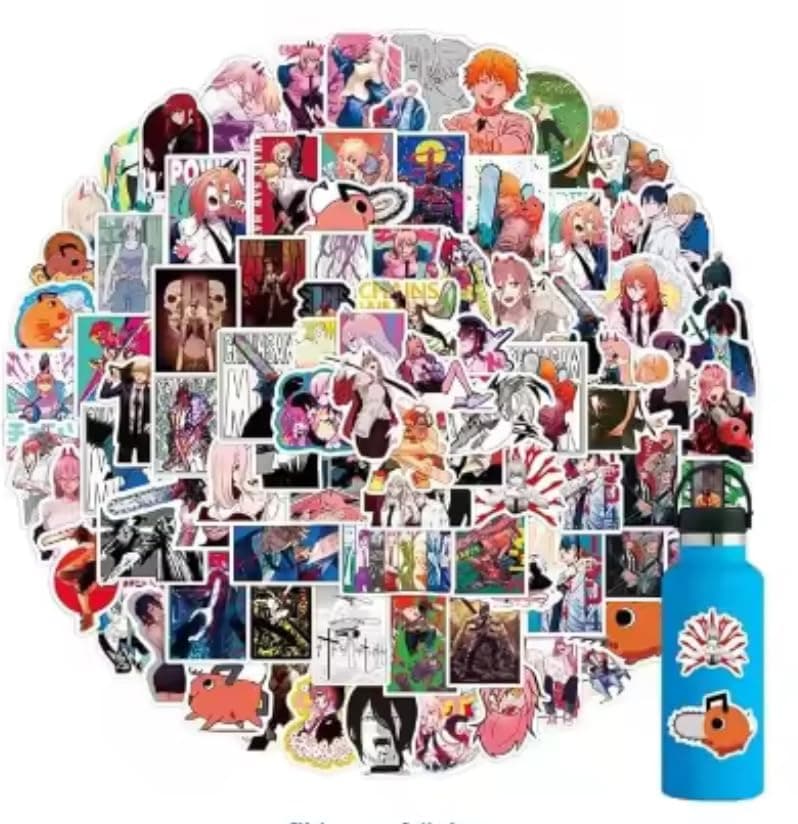 102pcs Catoon Stickers Vinyl Waterproof Gear Decals forLaptop，Phones，Hard Hat，Skateboard，Scrapbooking，Gifts for Kids/Adults