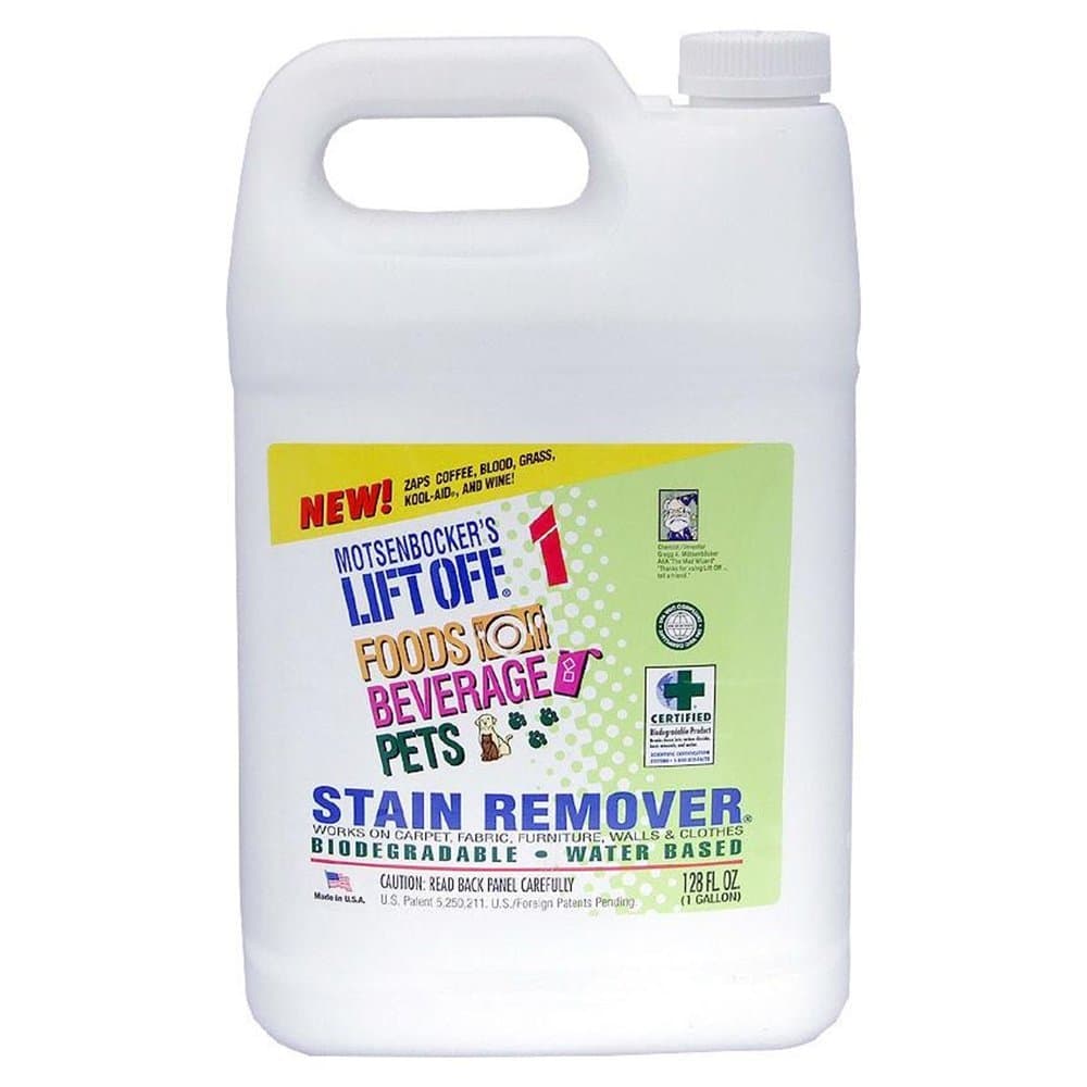 Motsenbockers Lift Off #1 Food, Beverage, and Pet Stain Remover (128 Oz/ 1 Gallon)
