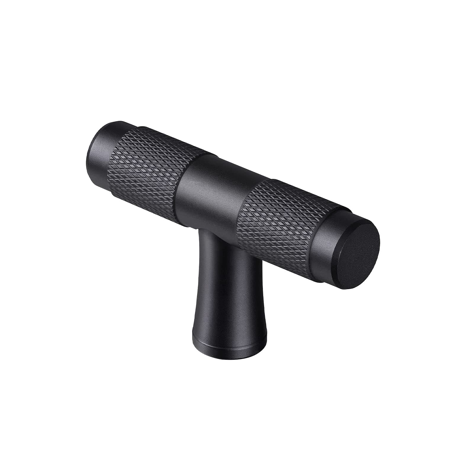 AITITAN 10 Pack Matte Black Cabinet Knobs Black Drawer Knobs - 2 Inch Length Single Hole T Cabinet Knobs and Black Knobs for Dresser Drawers, Cabinets and Wardrobe