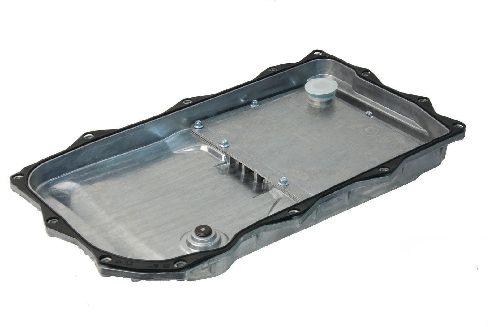 URO Parts 24118612901PRM Transmission Oil Pan & Filter Kit, Aluminum Construction with Replaceable Filter, Bolts not Included