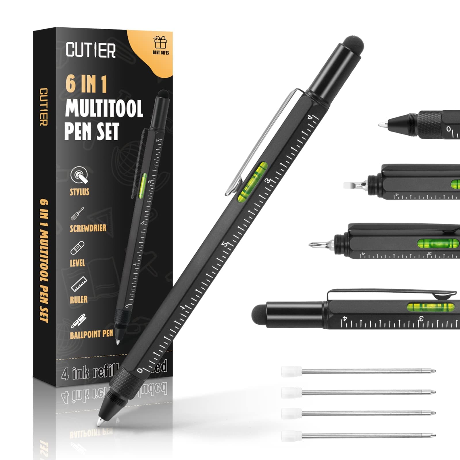 CUTIER 6 in 1 Multitool Pen