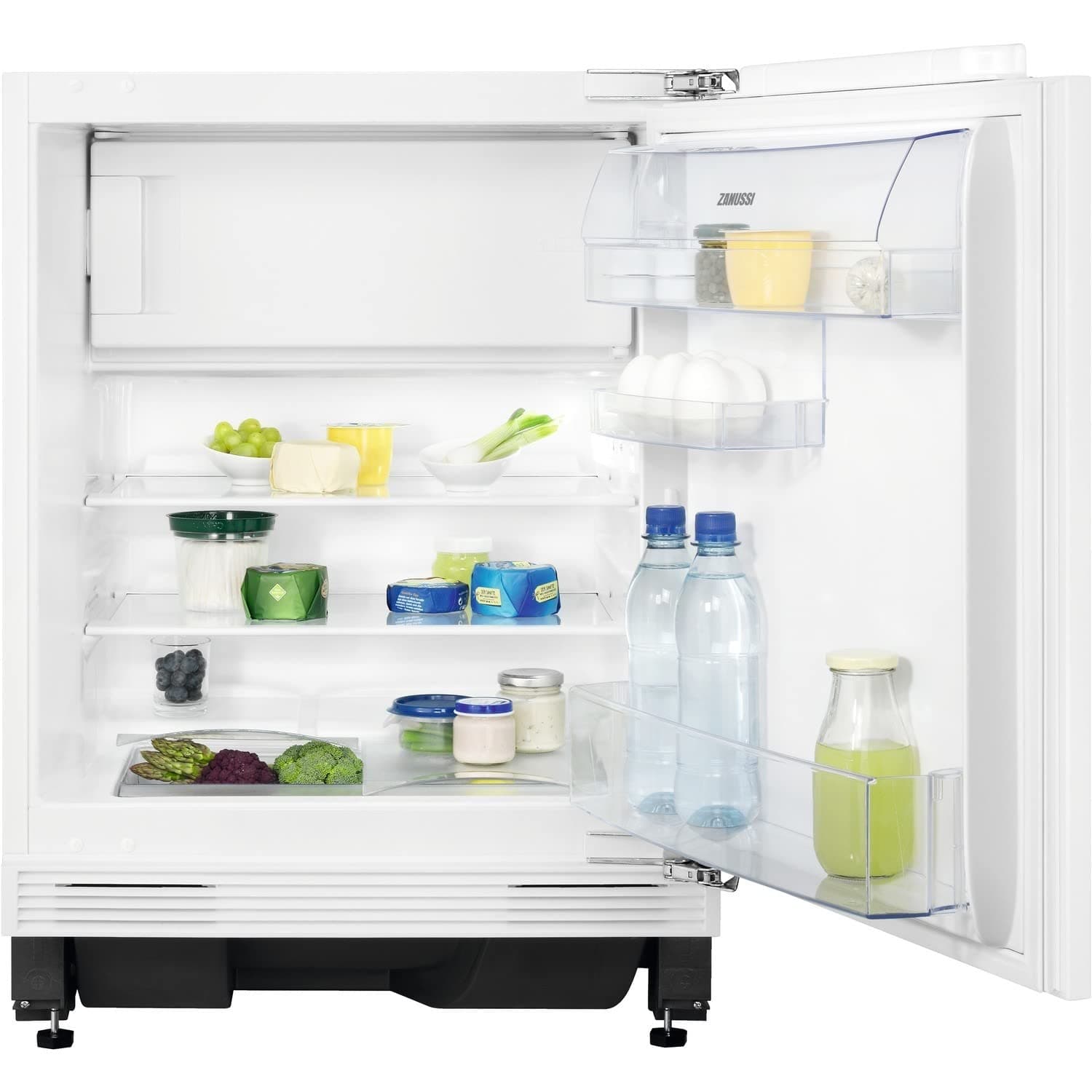Zanussi Under Counter Integrated Fridge With Icebox, White, ZEAN82FR [Energy Class F]