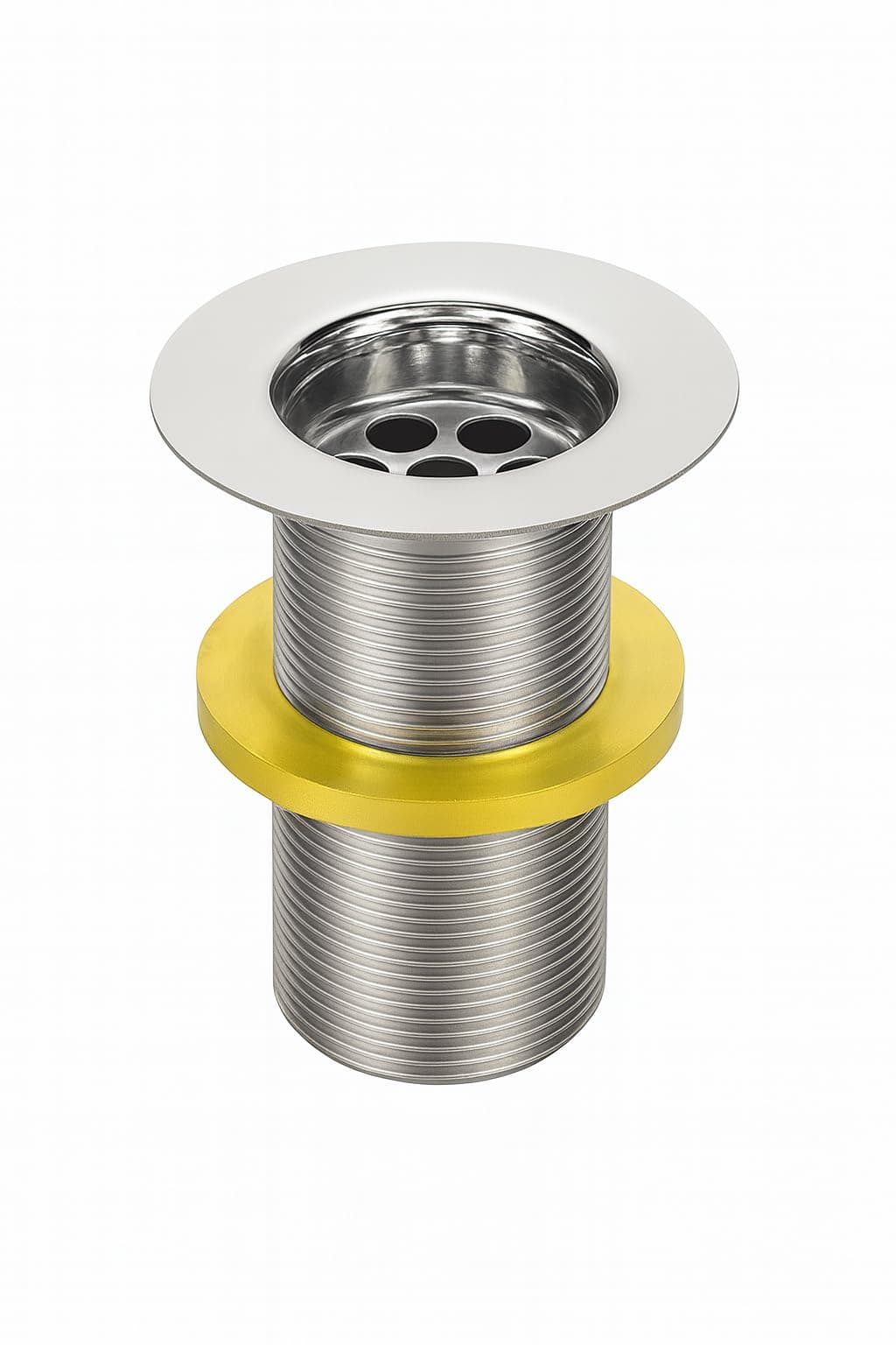 3 Inch Stainless Steel Waste Coupling for Wash Basin | Wash Basin Waste Coupling (Colour May Vary) (3" inch)