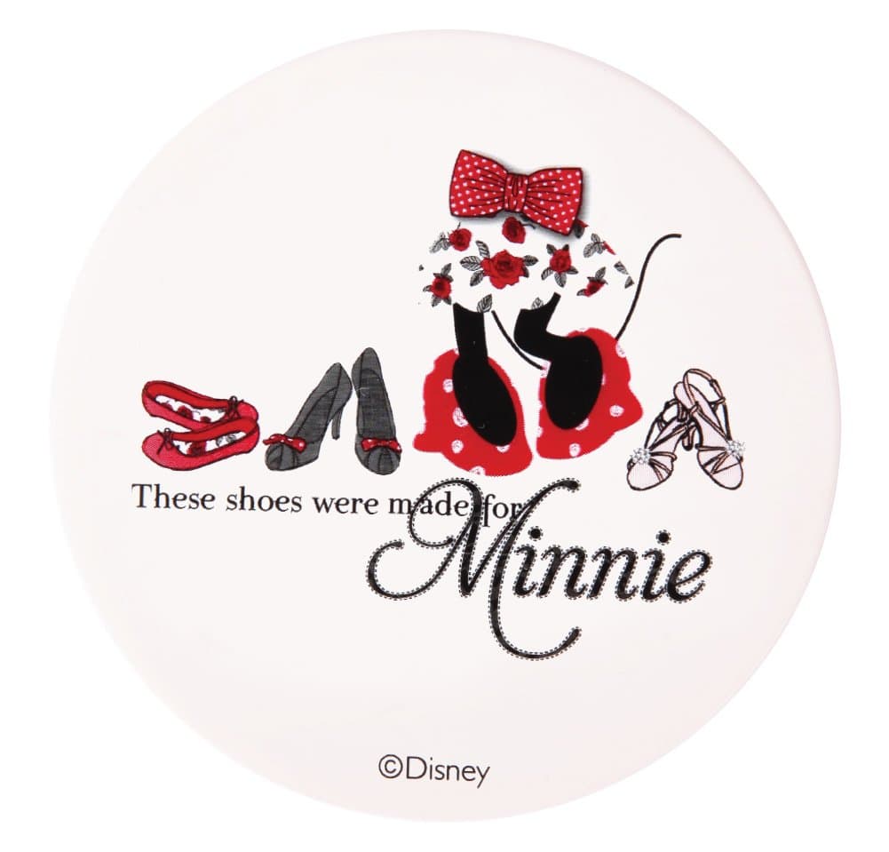 Disney Minnie Mouse Circular Contact Lens Case, for Soft Contact Lenses (D Type)