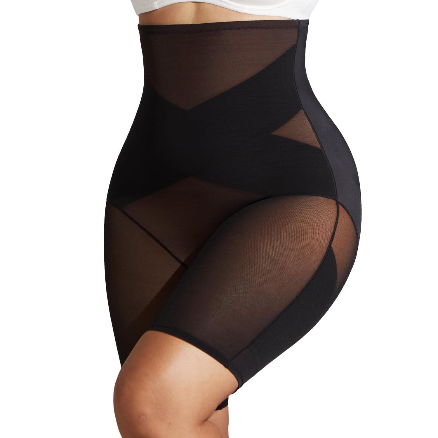 Tummy Control Shapewear for Women Plus Size High Waisted Butt Lifting Panties Thigh Slimmer