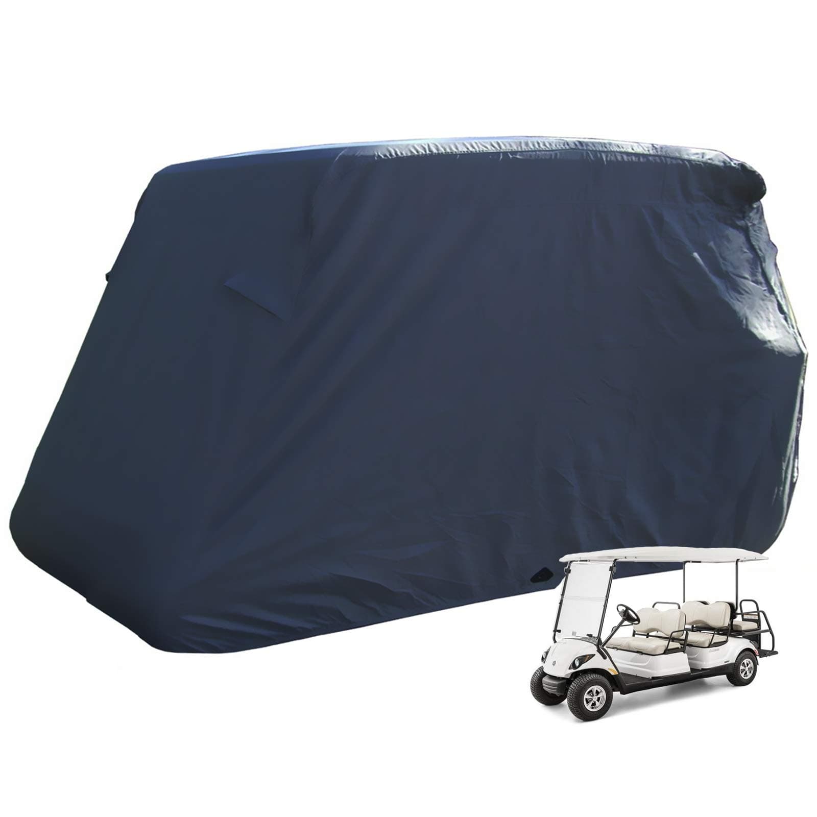 moveland 6 Passenger Golf Cart Storage Cover Compatible with E Z GO, Club Car, Yamaha - Dustproof & Durable