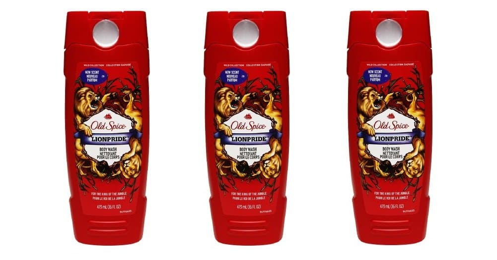Old Spice Wild Collection Lionpride Scent Body Wash, 16 Oz (Pack of 3)
