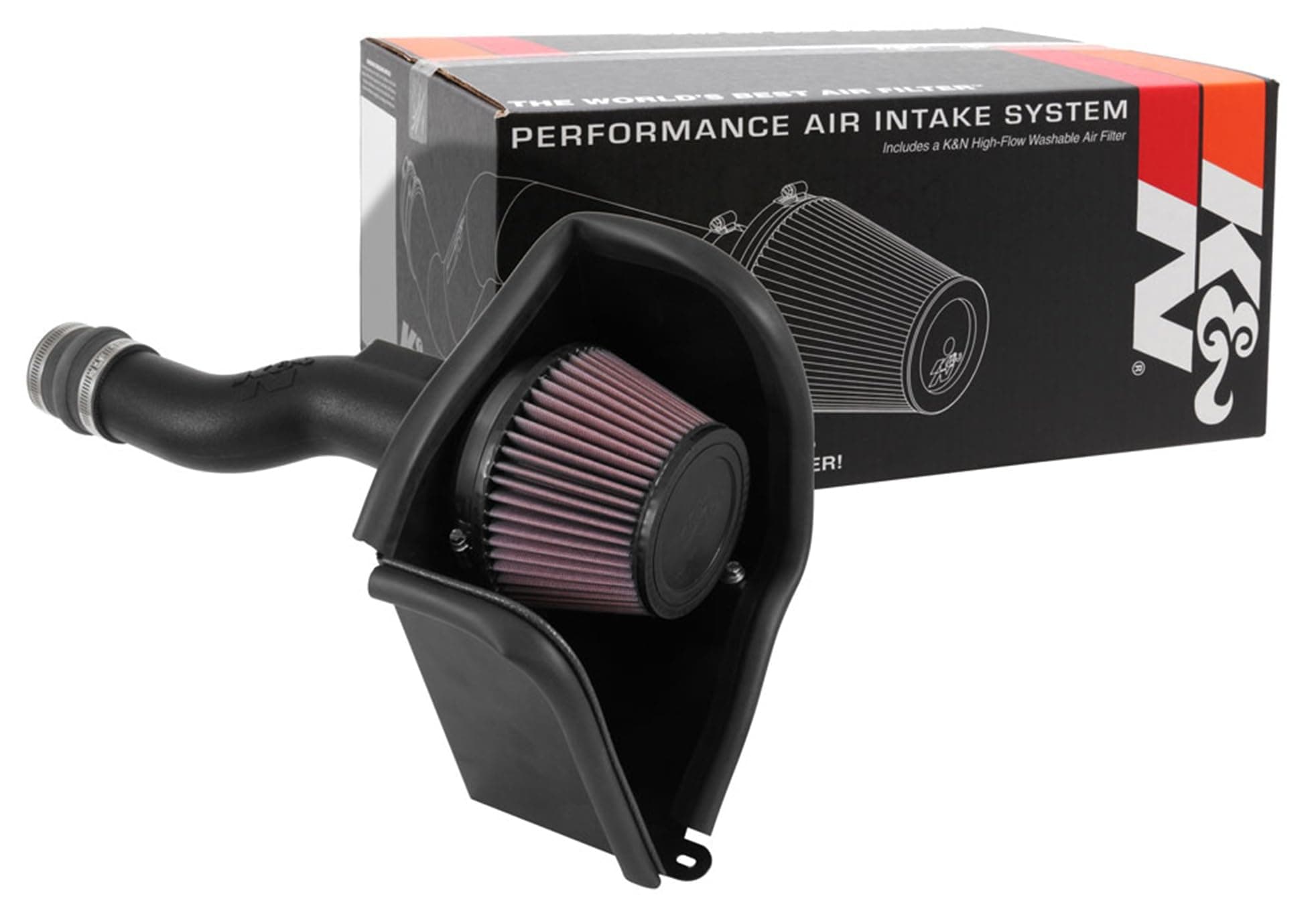 K&N Cold Air Intake Kit: High Performance, Guaranteed To Increase Horsepower: Fits 2016-2019 Honda Civic, 1.5L L4,63-3516
