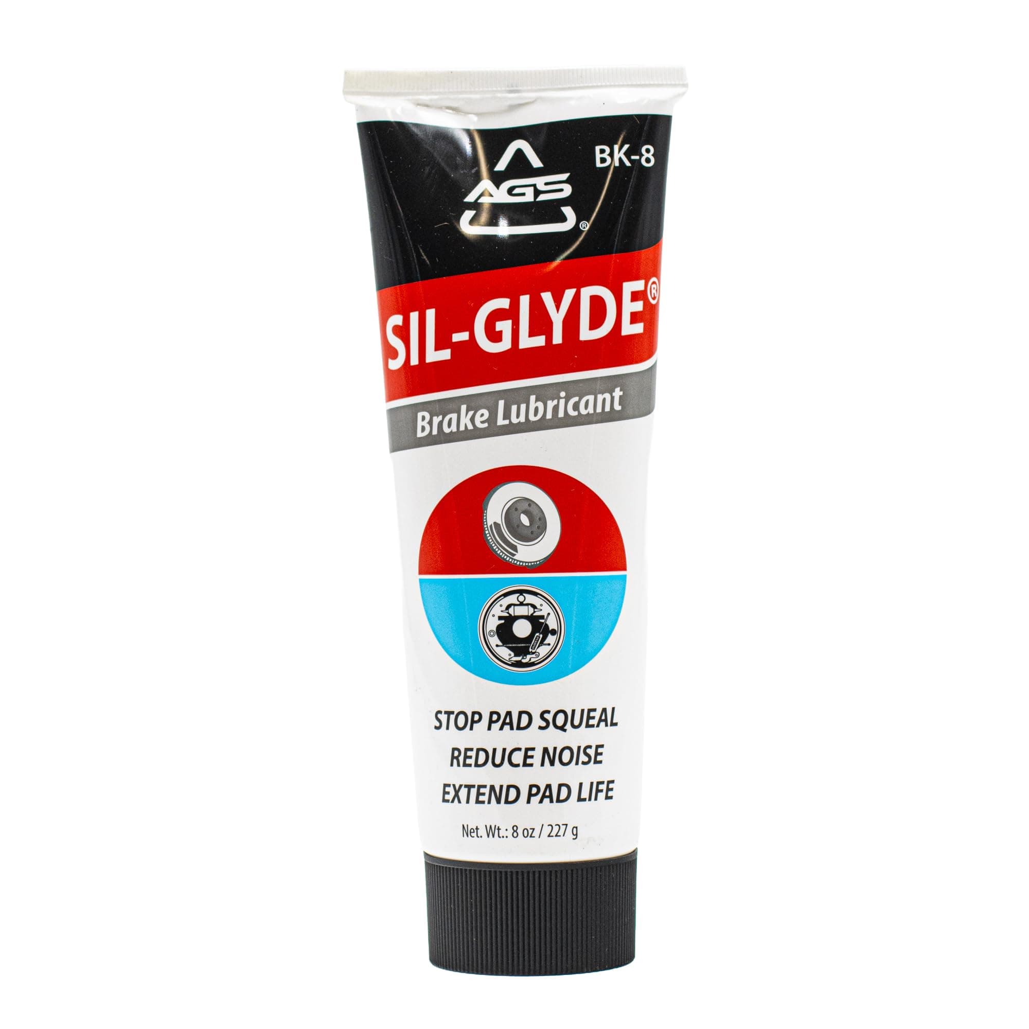 Automotive Solutions SIL-Glyde Brake Lubricant – 8 oz Tube, Heat Resistant, Rust & Corrosion Protection, Moisture-Proof Brake Grease