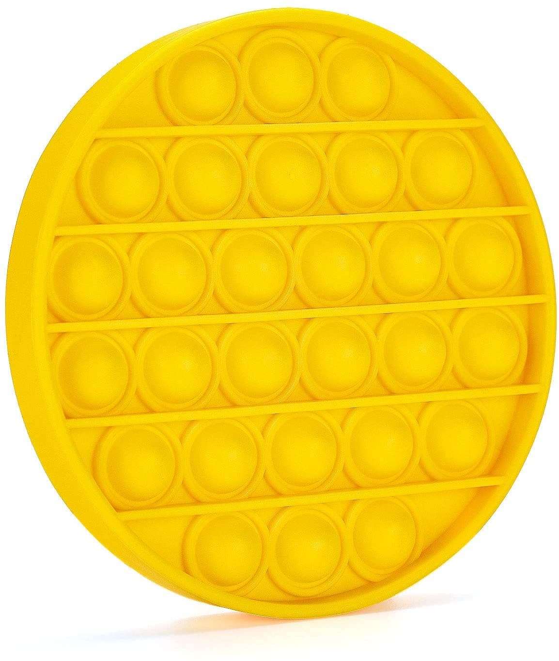 pop it Fidget Toys, pop it Fidget Toy Set | pop its Fidget Toys, Fidget Toys pop it Rainbow, pop it Toy, | poppit Fidget Toy, Rainbow pop it, Push pop Bubble Fidget Toy (Yellow - Circle)