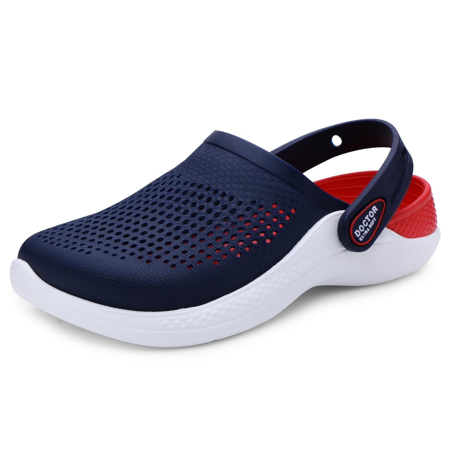 Men's Classic Casual Sports Clogs/Sandals with Adjustable Back Strap for Adult | Comfortable & LightWeight| Stylish & Anti-Skid|Waterproof & Everyday Use Mules for Gents & Boys D-513