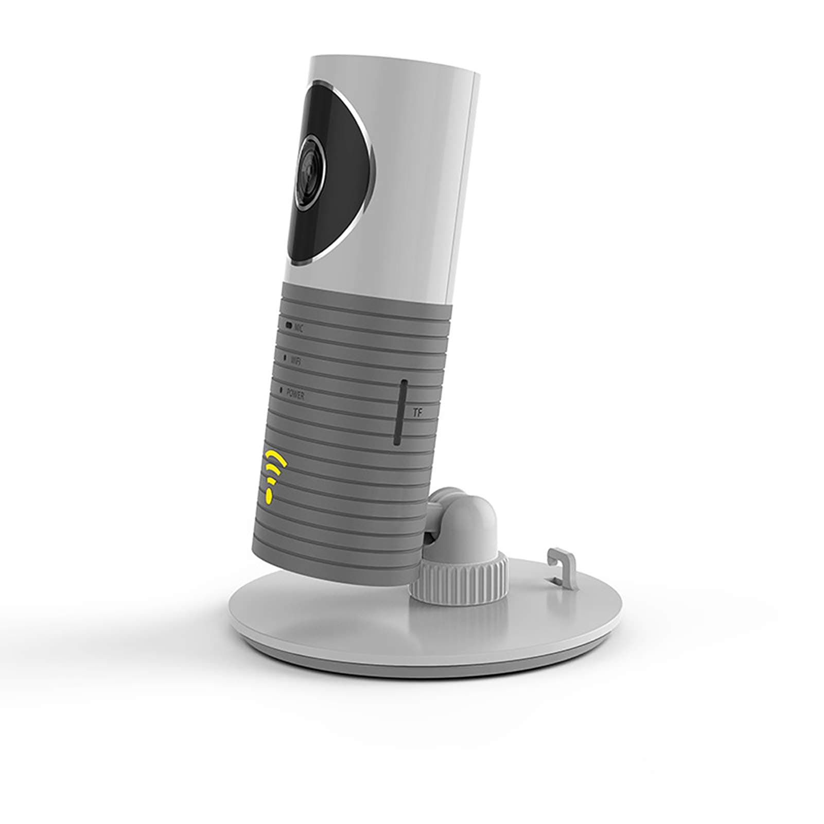 Clever Dog 2nd Generation 960P 120°Wide Angle Lens Wireless security wifi camera Support Max 128GB SD card / Support Cloud Stotage(with adaptor)(Grey)