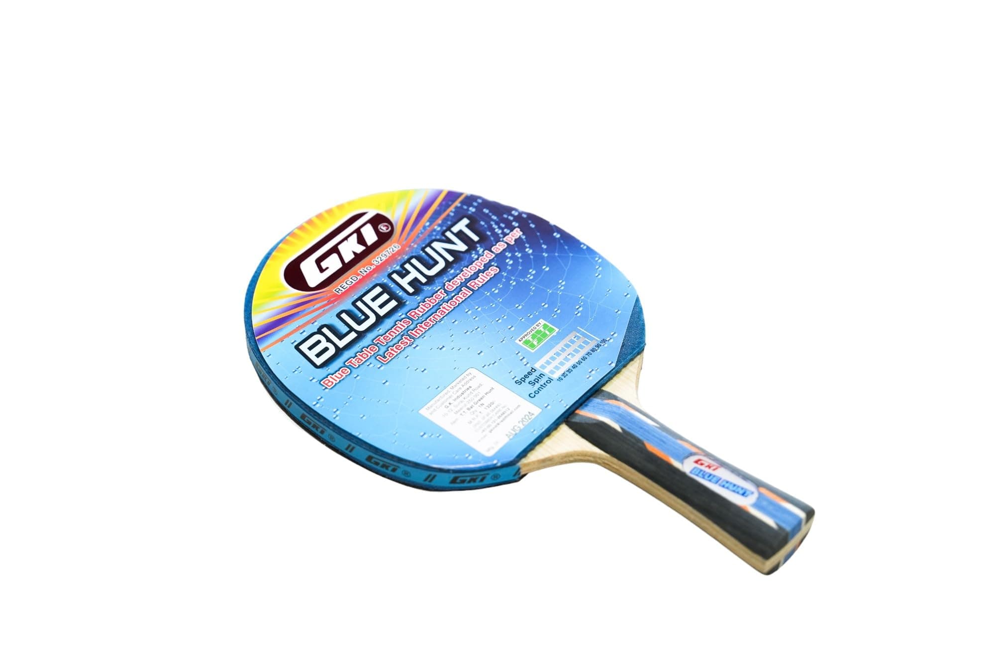 Blue Hunt Tennis Racket,Speed 92, Spin 90, Control 96