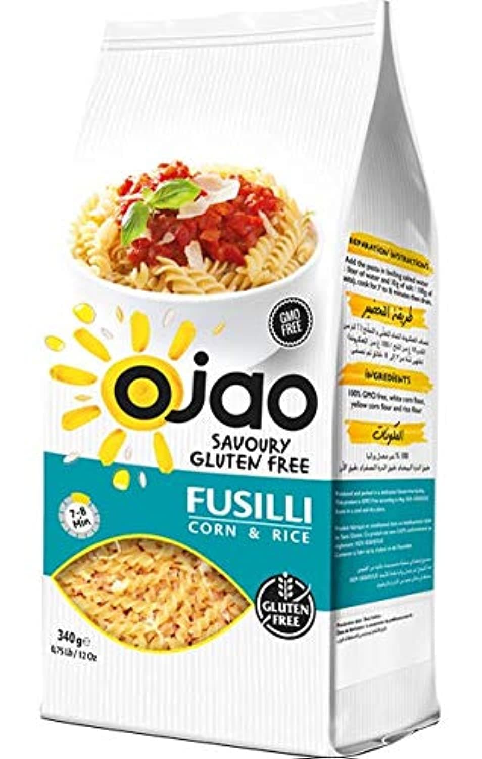 – OJAO BARAKA MACARONI MANUFACTURING Fusilli Gluten-free Pasta (340g)