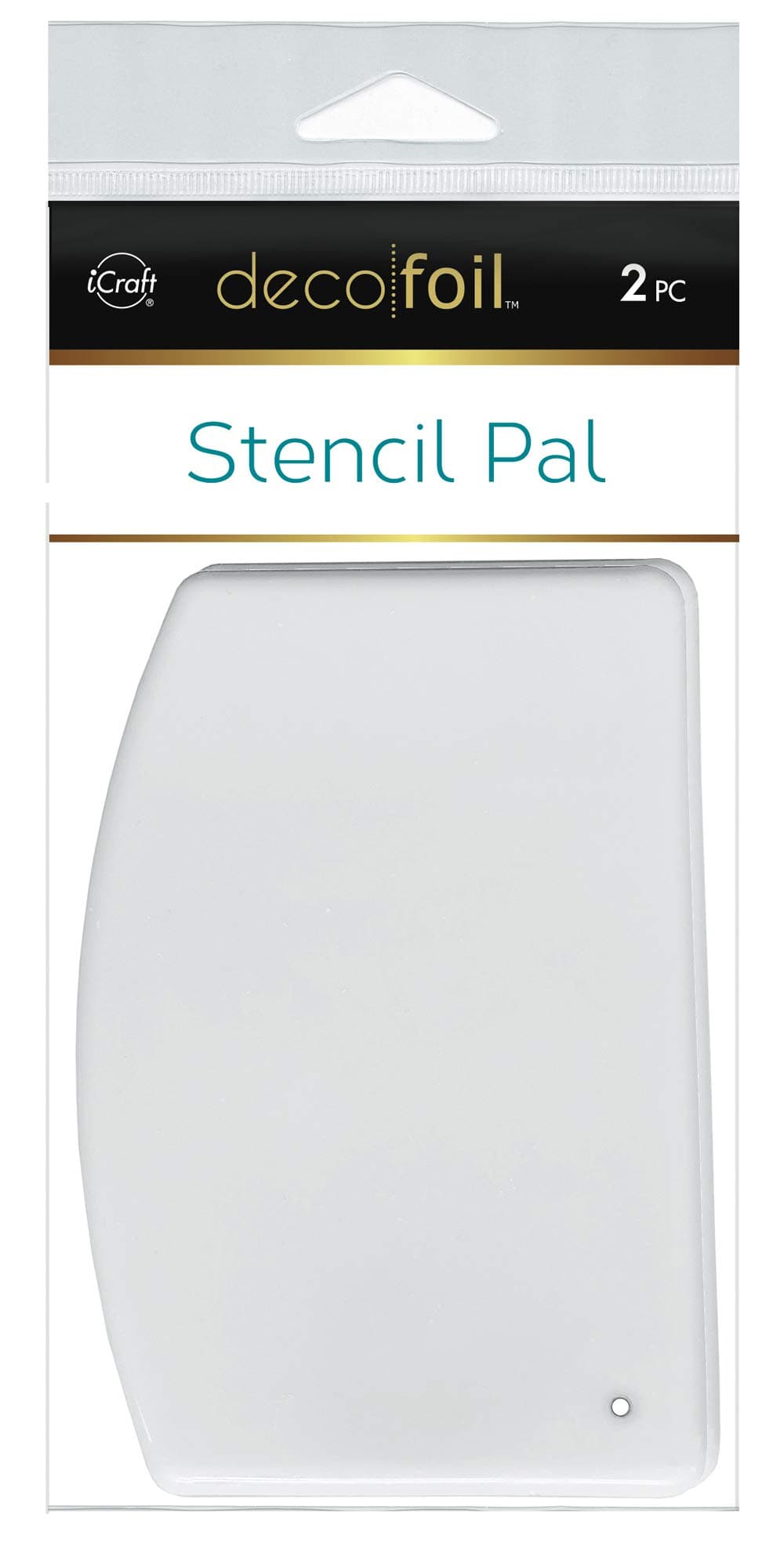 iCraft Deco Foil Stencil Pal, 3.75" x 5.2", 2 Pieces per Pack