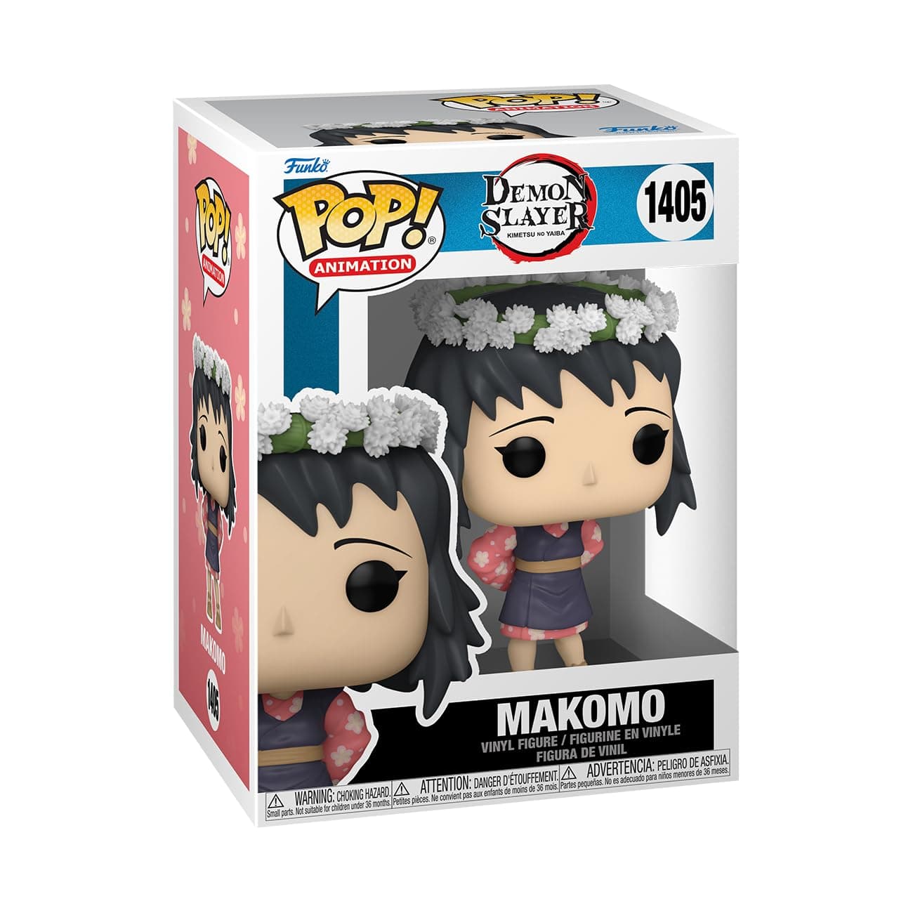 POP! Animation: Demon Slayer - Makomo - (Flower Headdress) - Collectable Vinyl Figure - Gift Idea - Official Merchandise - for Kids & Adults - Anime Fans - Model Figure for Collectors