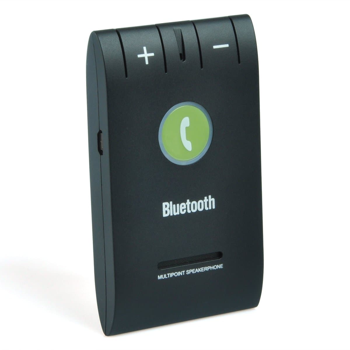 Eternal Multipoint Bluetooth 4.0 in-Car Hands-Free Speakerphone Wireless Car Kit on Sun Visor for Auto Vehicle with Metal Clip for iPhone,Samsung,LG,HTC,Nexus,iPad Android Cell Phones Black