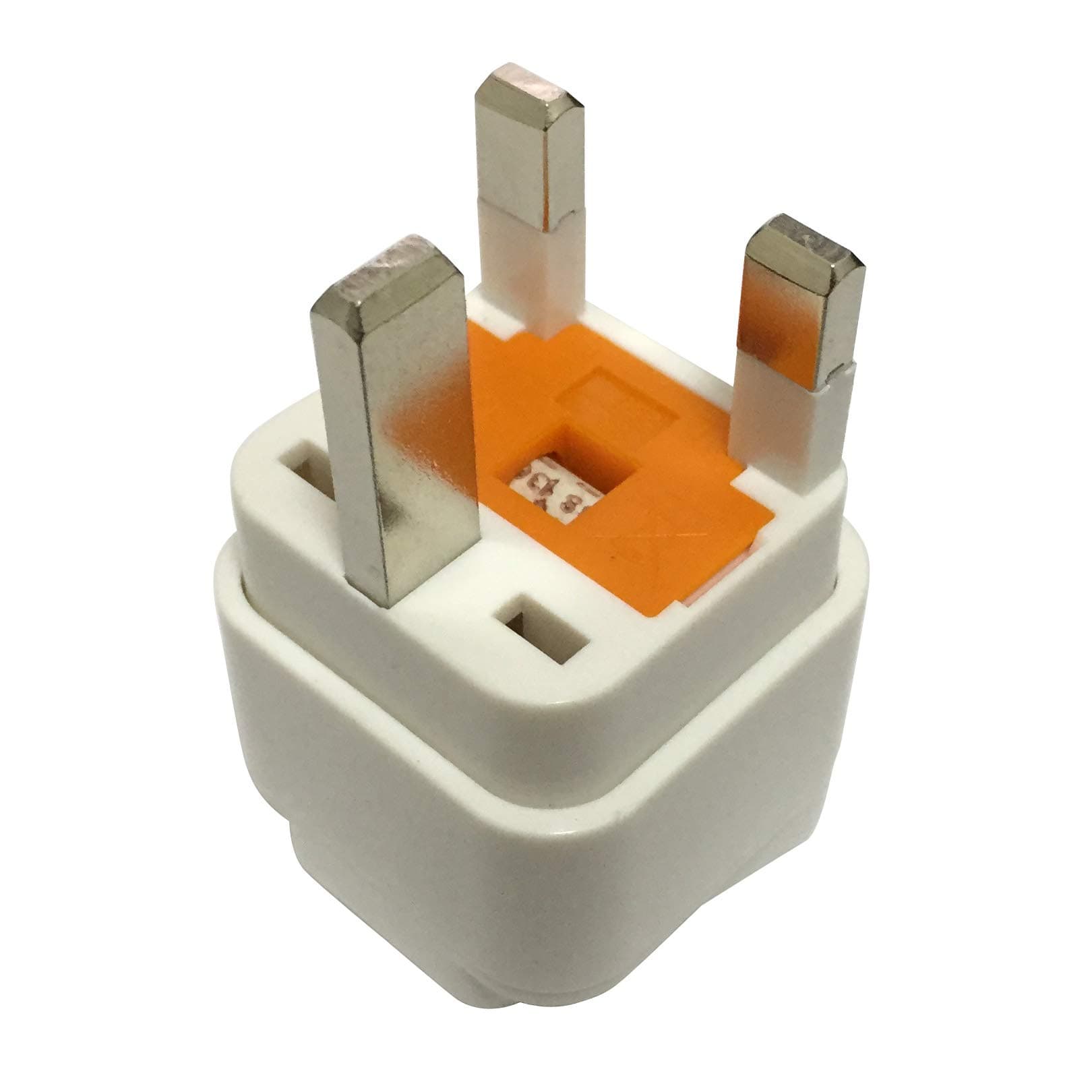 UK/UAE to US/AU Travel Adaptor Plug with Safety Shutter and Rotatable Pins, Suitable for People from UK/EU/UAE/KSA/HK/Singapore Travelling in US/JP/Canada/Australia/China etc.(3 Pack)