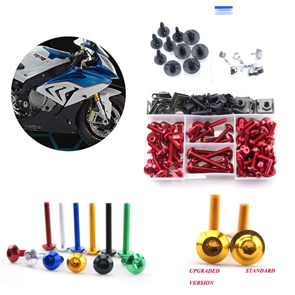 Complete Fairing Bolt Kit Body Screws Compatible with Kawasaki Ninja 300 2013 2014 2015