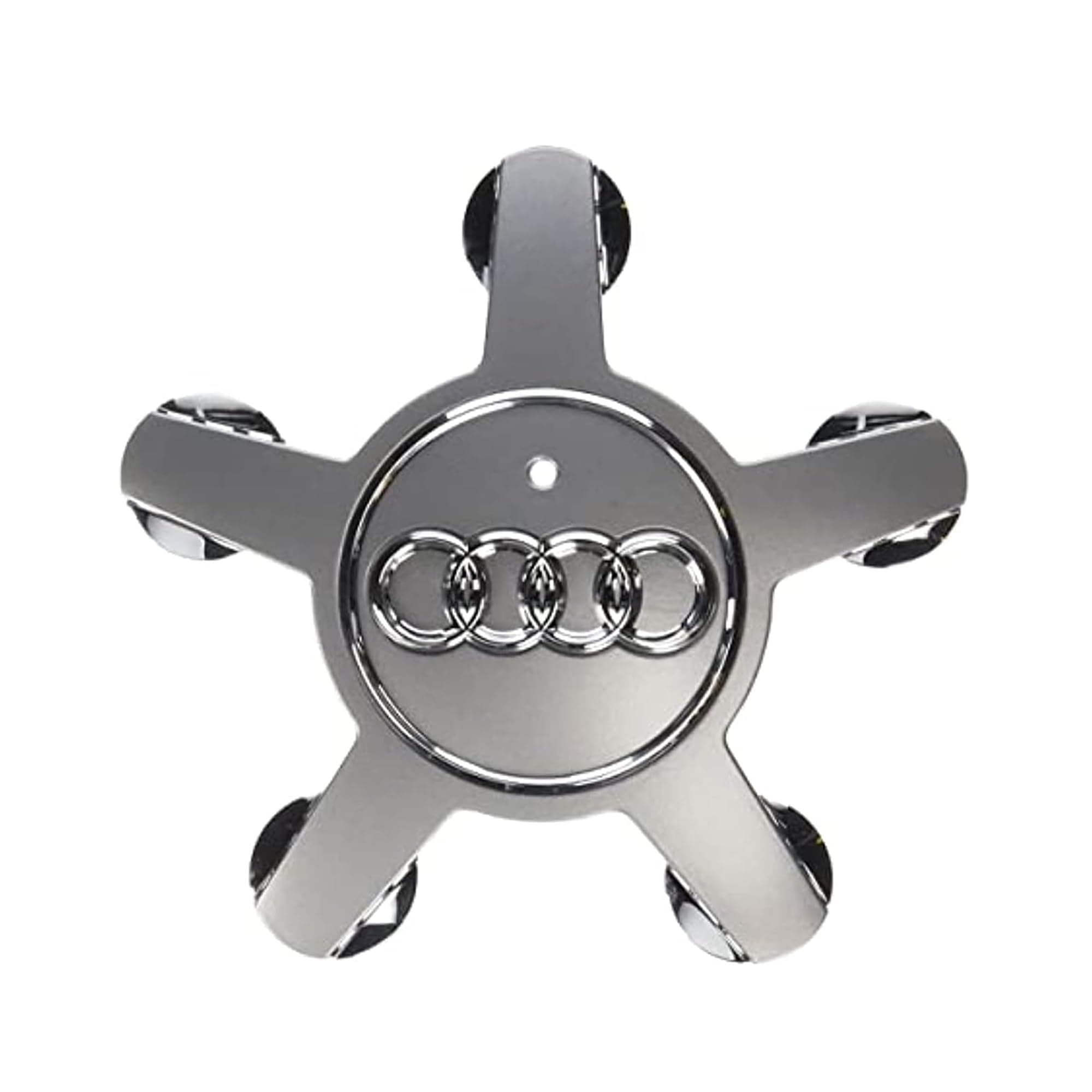 Sulfar 4pcs 135mm/5.31inch fit for Audi Wheel Center Caps,5 Lug Rim Center Hub Caps