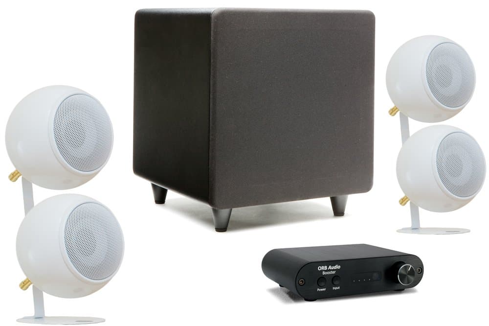 Orb Audio Booster Two Soundbar Speaker System - White