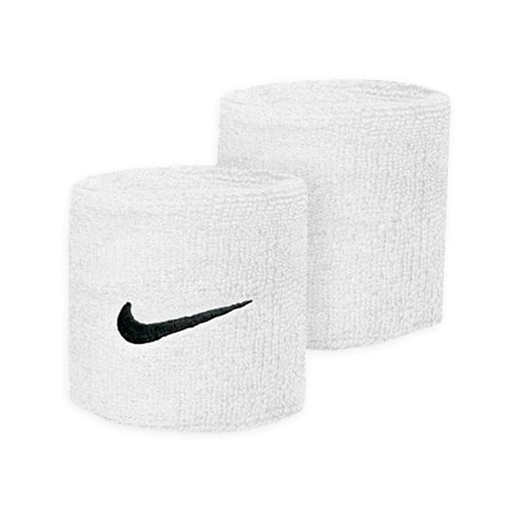 Swoosh Wristbands (White)