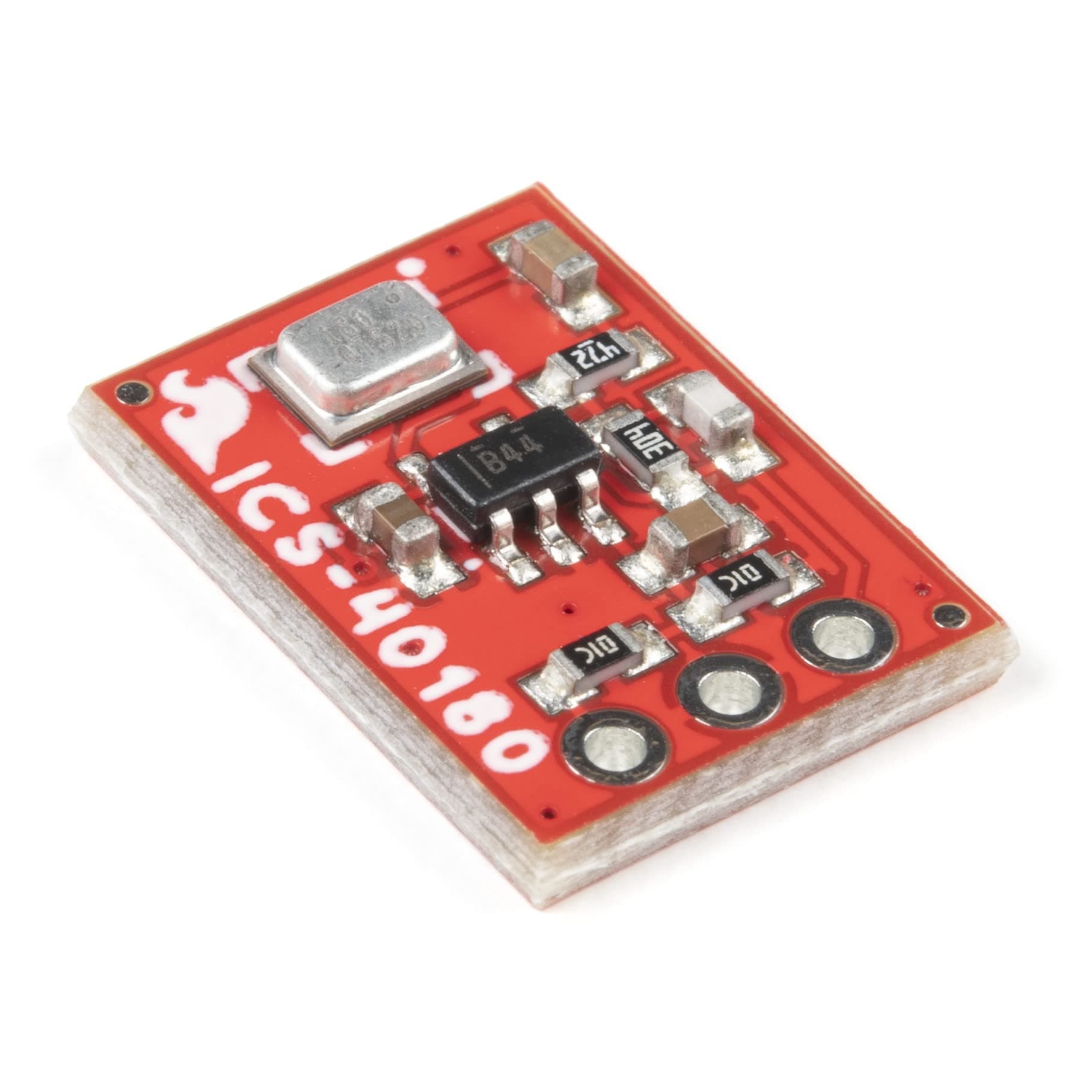 SparkFun Analog MEMS Microphone Breakout - ICS-40180 - Omni-Directional mic Features OpAmp Plug Directly into ADC on a microcontroller Low Profile Microphone on Bottom Side for Flush mounting