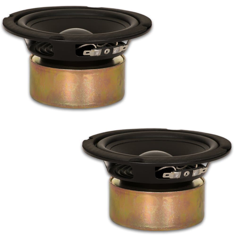 Stage Subwoofer, Shielded 5.25" Woofers 130 Watt Each 8ohm Replacement 2 Speaker Set (GW-5028/S-2)