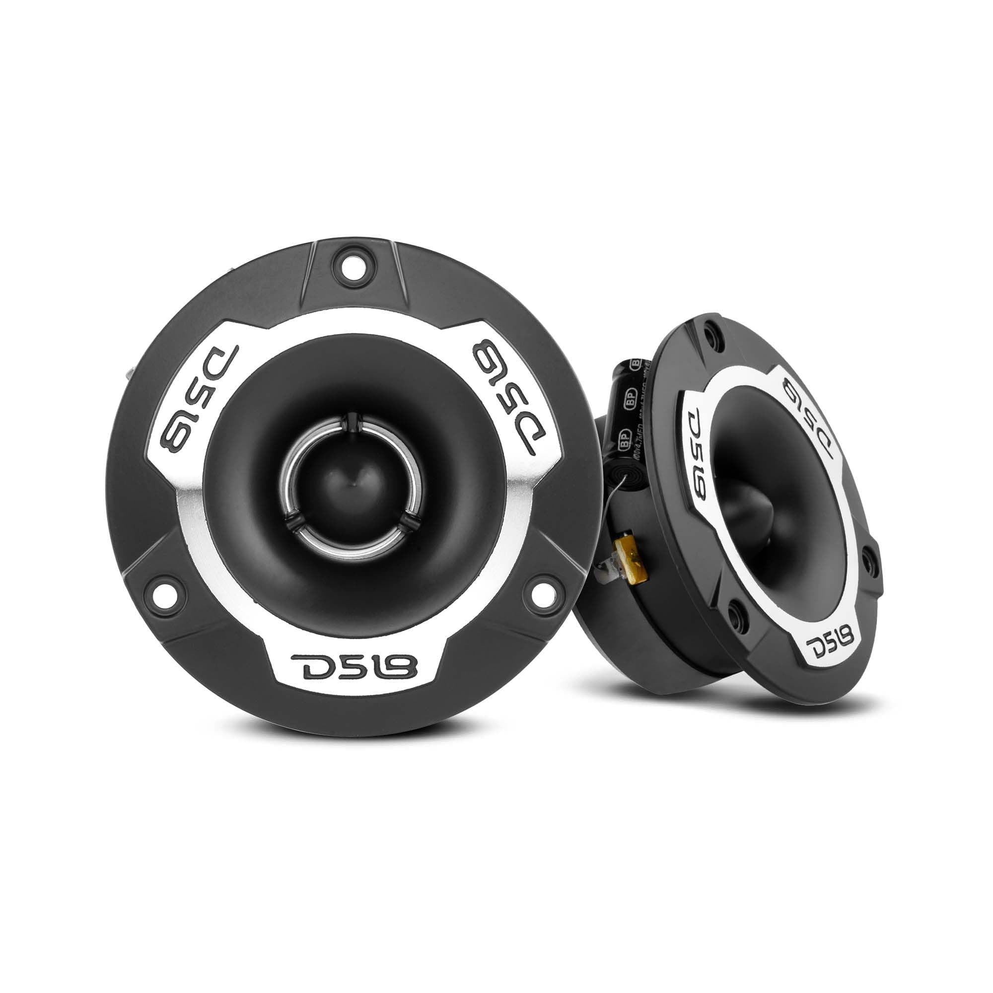 DS18 PRO-TWX1 Super Tweeter in Silver - 1", Aluminum Frame and Diaphragm, 240W Max, 4 Ohms, Built in Crossover - PRO Tweeters are The Best in The Pro Audio and Voceteo Market (Pair) - Silver