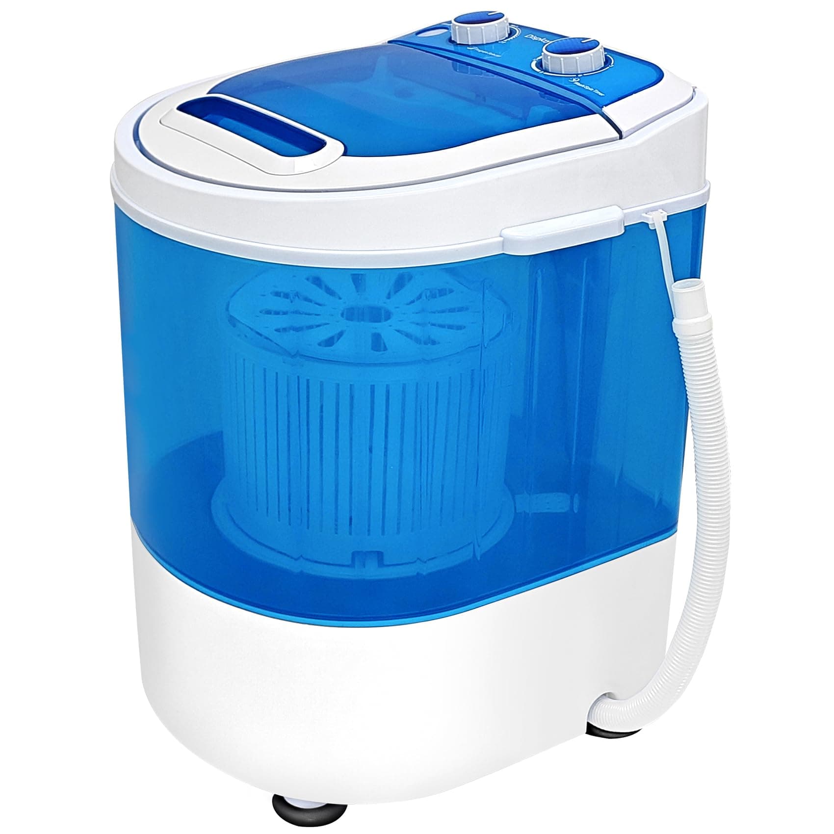 Display4top Portable Mini Washing Machine Spin Cycle W/Basket,3.2KG