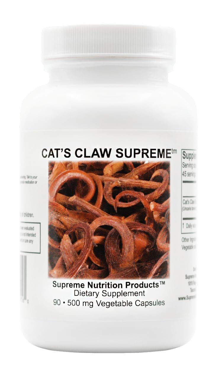 Supreme Nutrition Products Cat’s Claw , 90 Vegetarian 500 mg Capsules | 1000 mg per Serving
