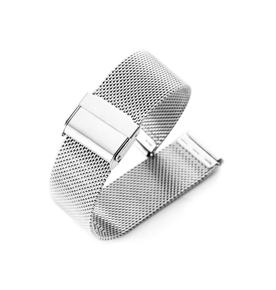 YiyidaQuick Release Watch Strap Mesh Stainless Steel Watch Band for Men Women 10mm 12mm 14mm 16mm 18mm 20mm 22mm 24mm