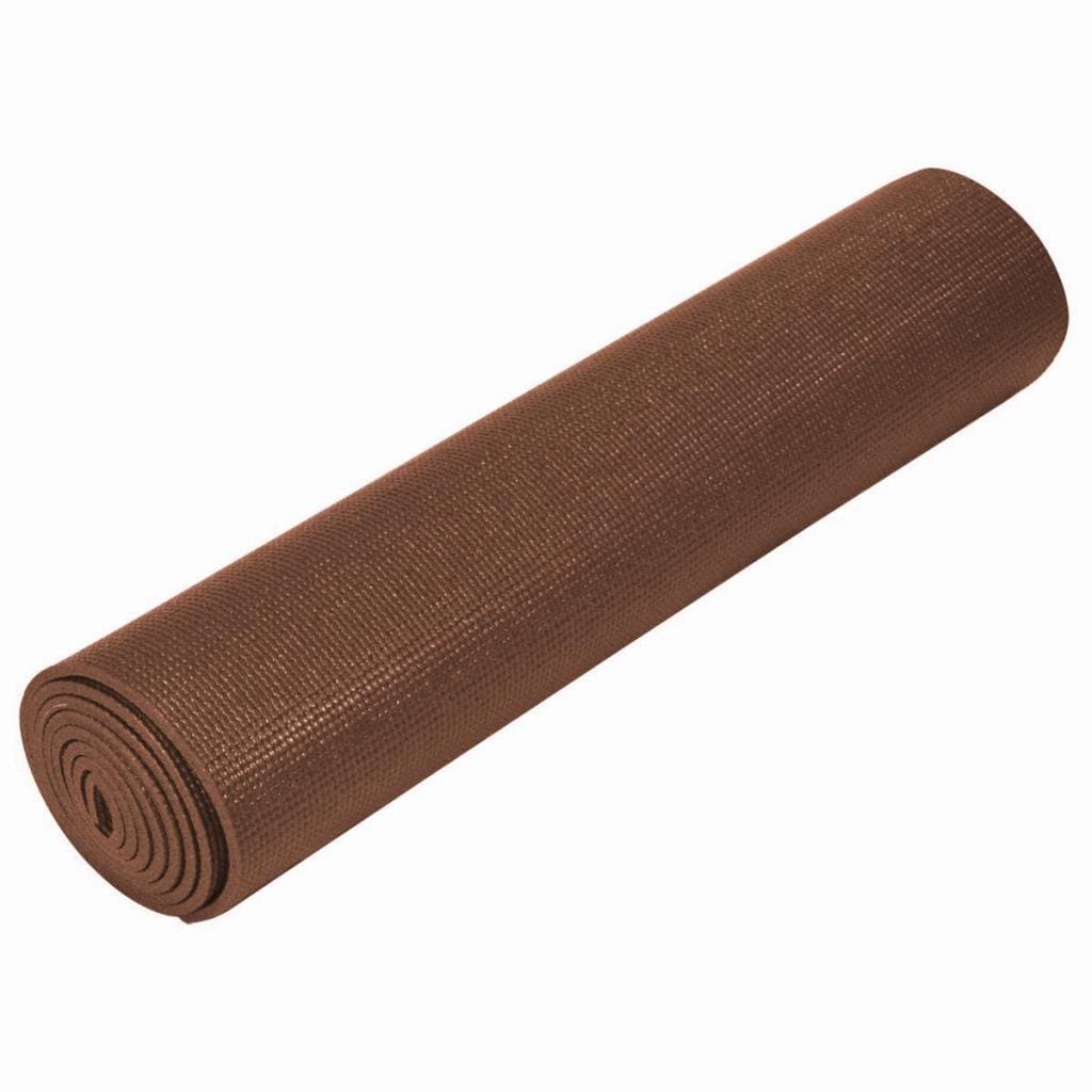 EverythingYoga Deluxe 1/4-Inch High Density Open-Cell Non Slip Ultra Thick Yoga Mat - Latex and Phthalates Free - Chocolate