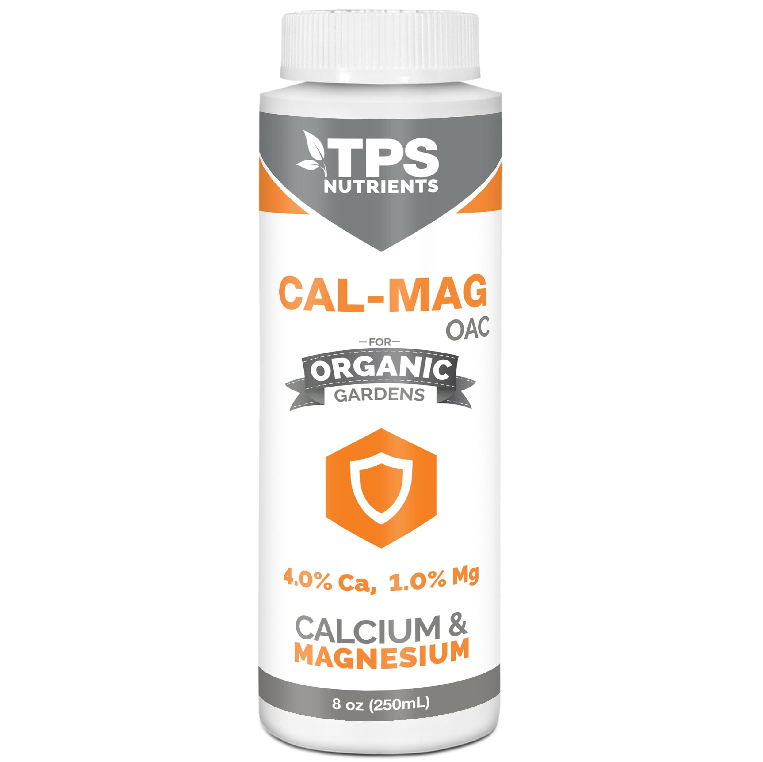 Organic Cal-Mag OAC Plant Nutrient and Supplement, Plus Iron and Micronutrients 8 oz (250mL)