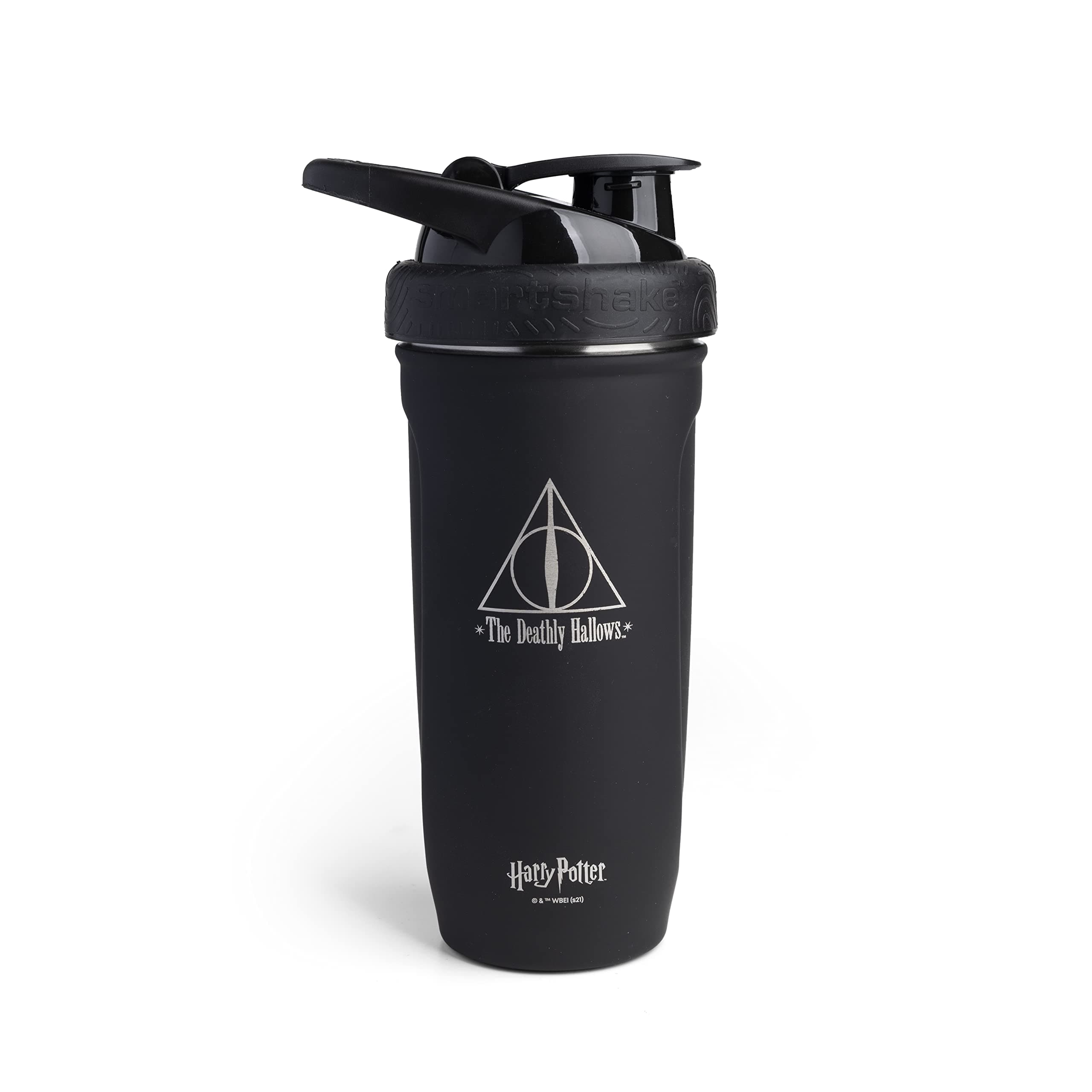 Smart Shake Reforce Stainless Steel Harry Potter The Deathly Hallows Shaker Bottle (900 ML /30oz) | Light Weight Resistance Sports Shaker Bottle with a Soft Lid | Leakproof, BPA Free & DEHP Free