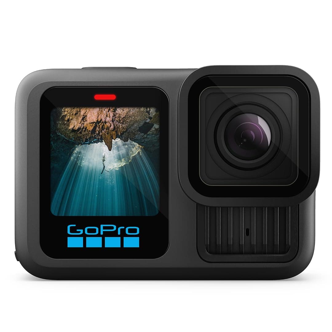 HERO13 Black - Waterproof Action Camera with 5.3K60 Video, 27MP Photo, Creator Edition, Compatibility with HB Series Lenses