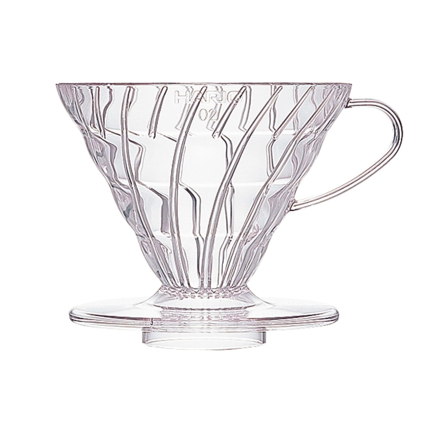 Hario V60 Plastic Coffee Dripper, 02, Clear