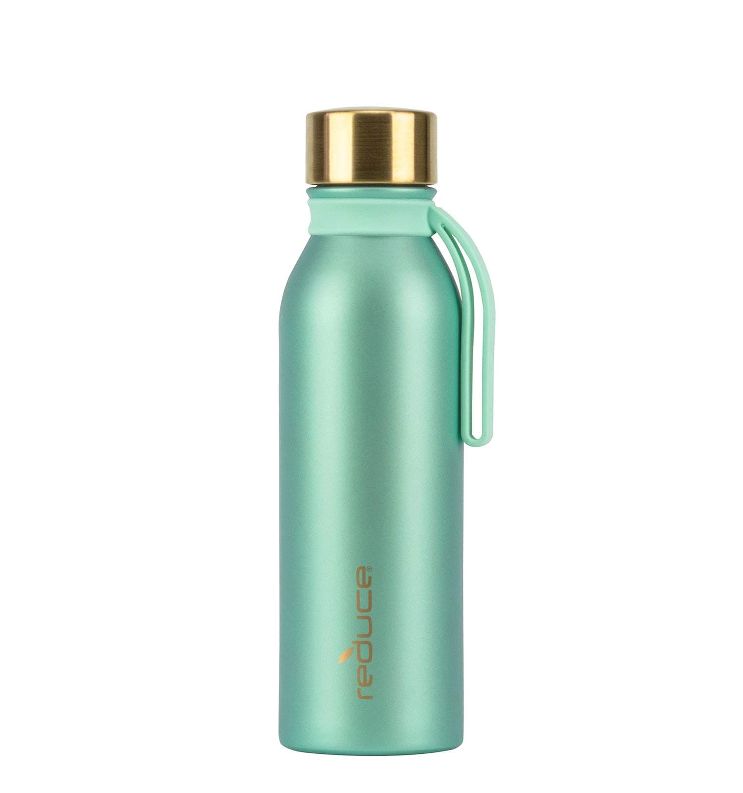 Reduce Water Bottle – Hydro Pure 20 oz – Features a Purifying Lid, Body, Carry Strap – Stay Healthy and Hydrated On-The-Go, 24 Hours Cold – Stainless Steel Body, Copper Lid – Mild Mint