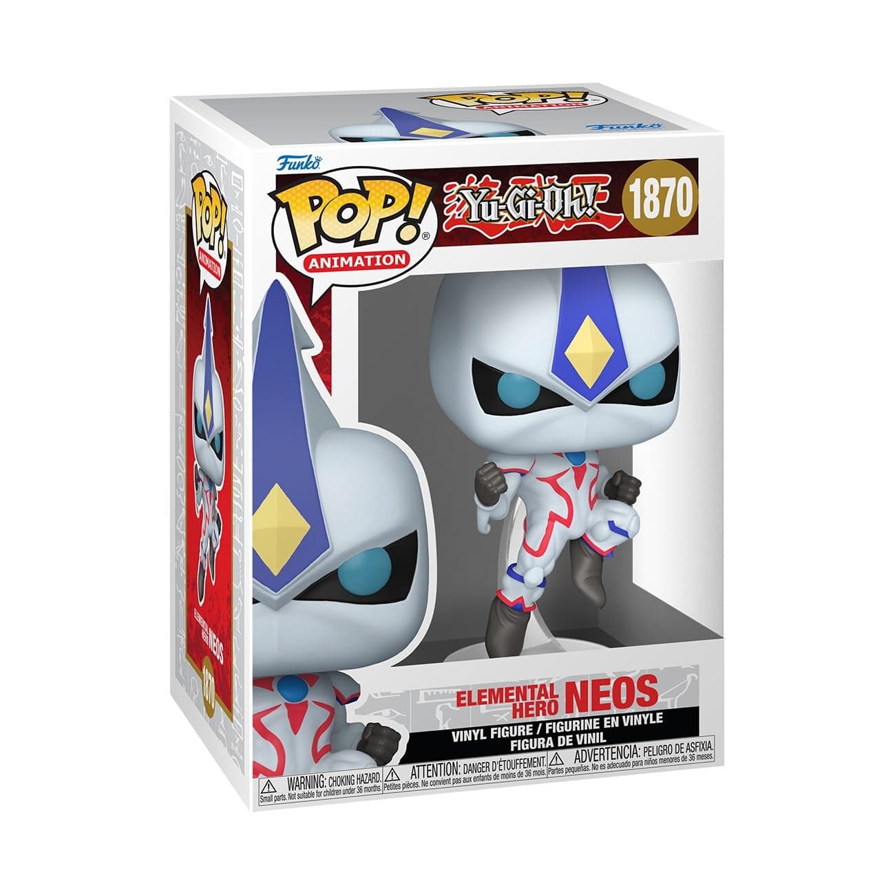 Funko Pop Animation: Yu-Gi-Oh- E-Hero Neos - Collectable Vinyl Figure - Gift Idea - Official Merchandise - Toys for Kids & Adults - Anime Fans - Model Figure for Collectors and Display