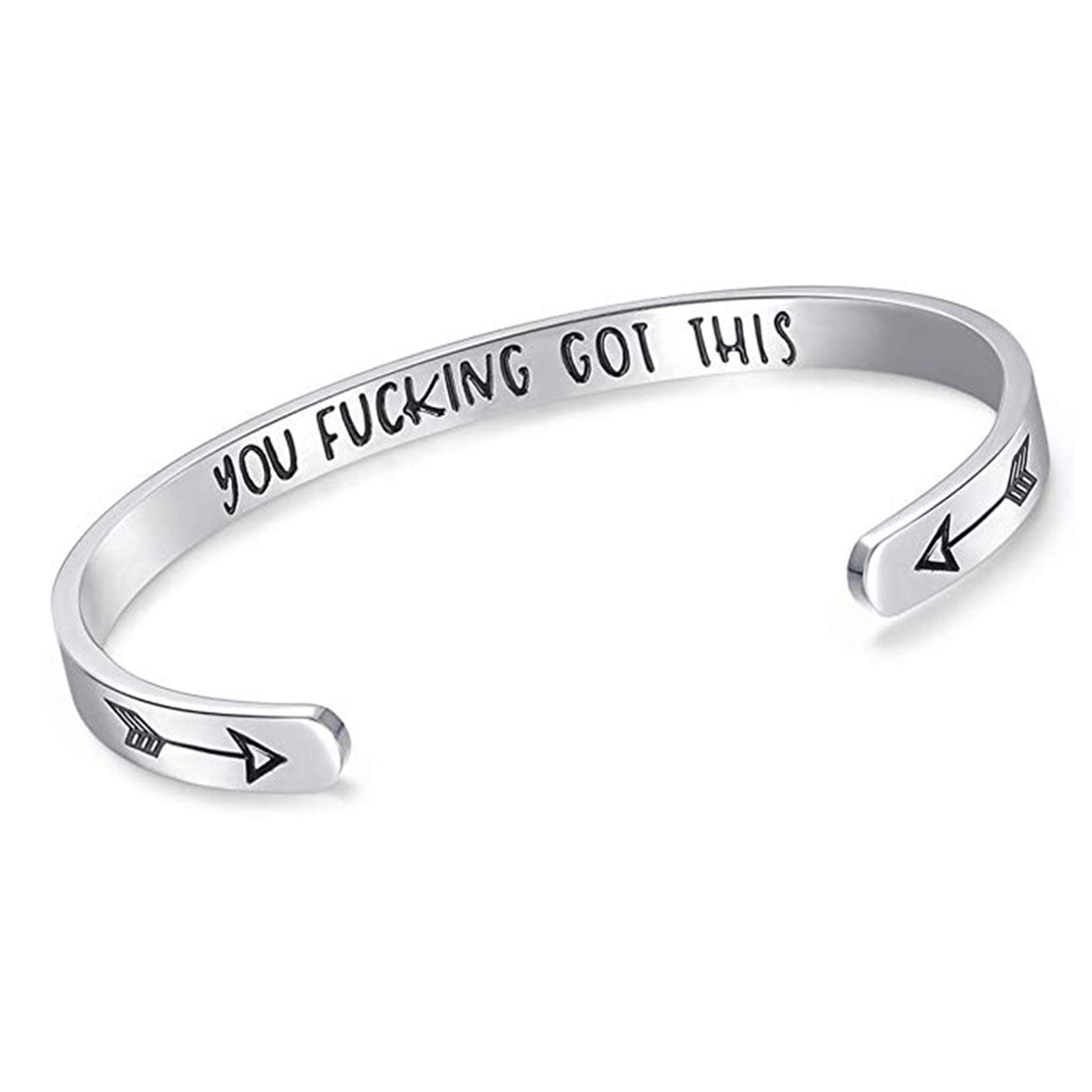 Friendship Bracelet for Womens - Inspirational Friendship Gifts for Best Friend, Motivational Cuff Bangle for Sisters Mother Teacher Gifts Bracelet Birthday Christmas Gifts