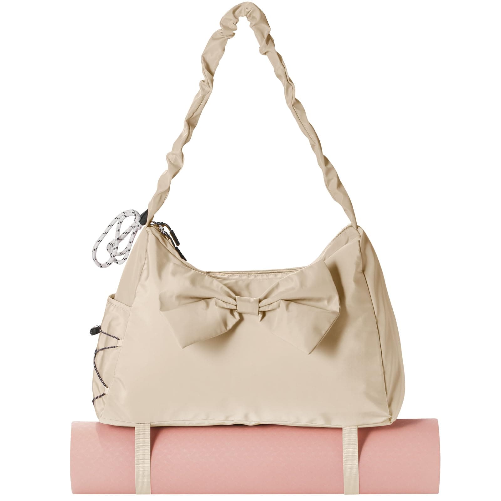 Travel Duffel Bag Sports Gym Bag with Shoe Compartment & Wet Pocket for Women, Yoga Gym Bag with Shoe Compartment