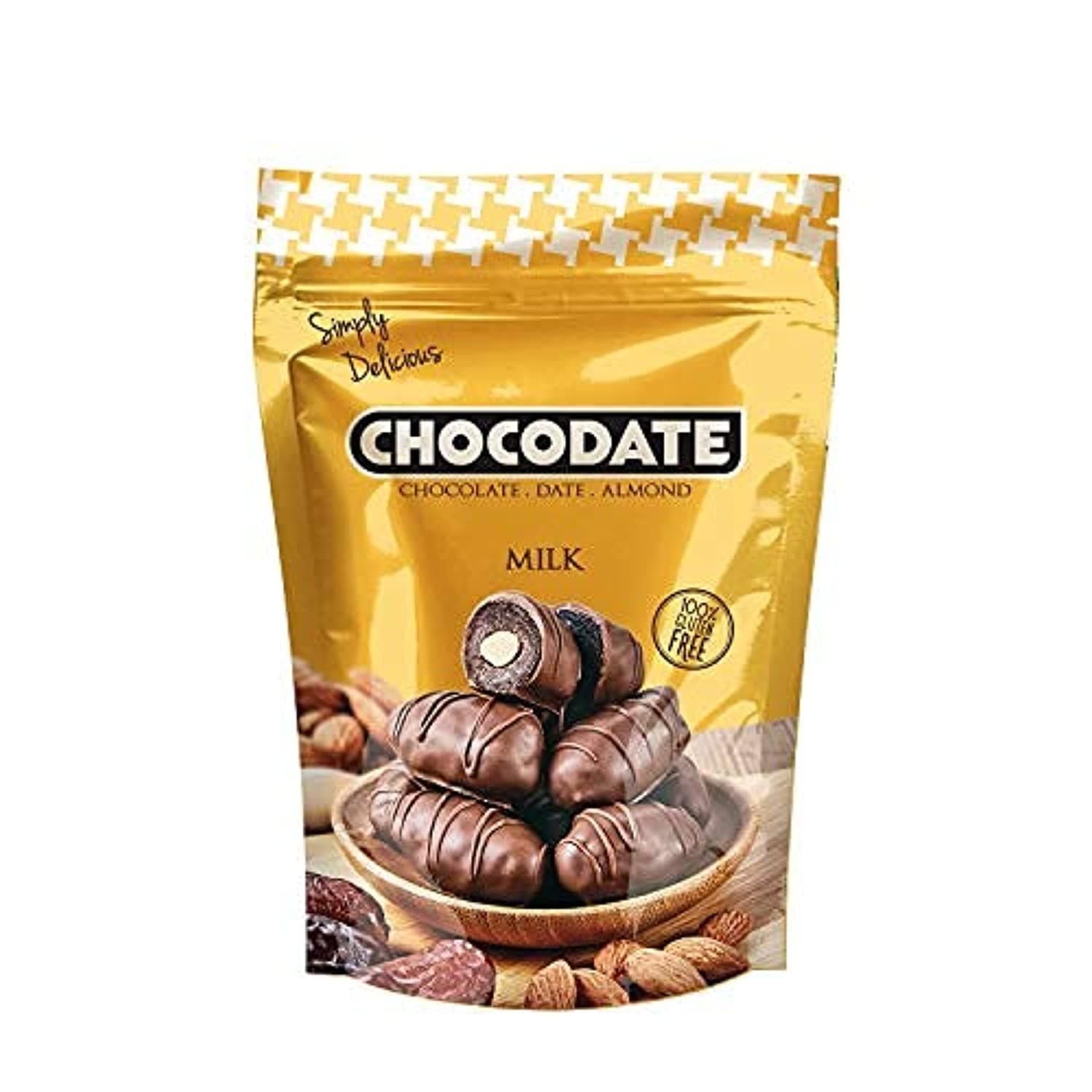 Chocodate Exclusive Real Milk Chocolate Pouch 90 g